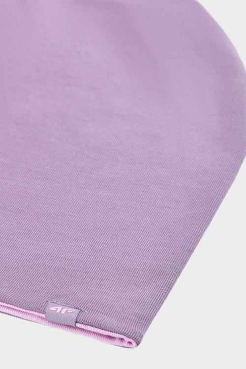 Obojstranná detská čiapka beanie 4F Ružová 4FJWAW24ACAPU449-54S