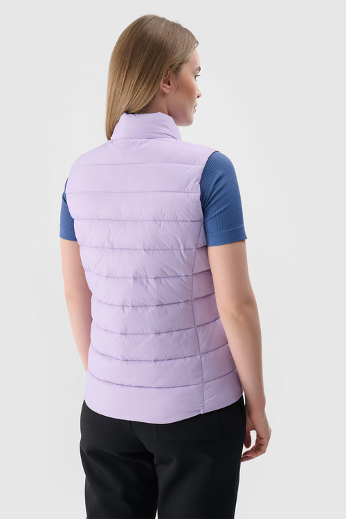 Dámský Bezrukávník Pevný S Límcem 4F Fialový 4FWAW24TVJAF139-52S