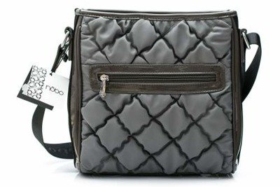 Pikowana Szara Torebka Listonoszka Nobo