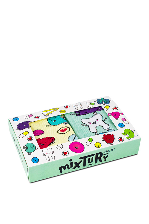Sada dětské ponožek Zooxy mixTURY Organs 2 páry
