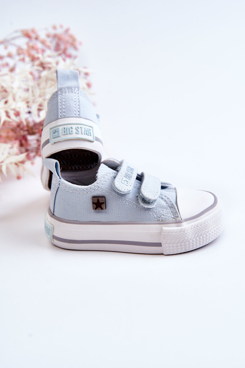 Dětské Tenisky Na Suchý Zip BIG STAR HH374204 Modrá