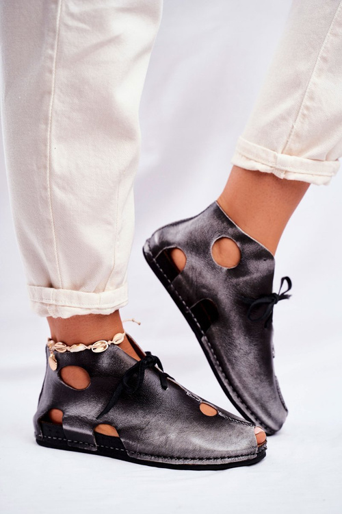 Dámské Polobotky Maciejka Šedé 03426-03