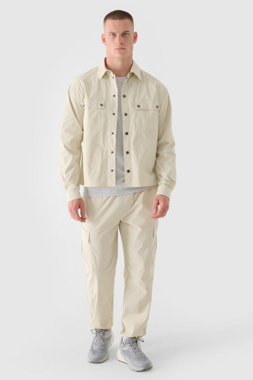 Pánske Jednofarebné Tričko S Logom 4F Svetlosivé 4FWMM00TTSHM1843-27M