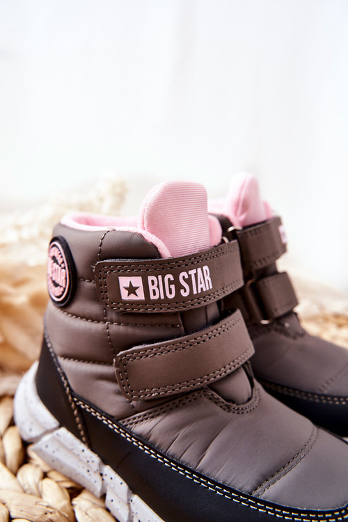 Dětské Sněhové Memory Foam Big Star II374071 šedé