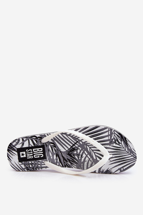 Dámske módne žabky Big Star LL274818 biela