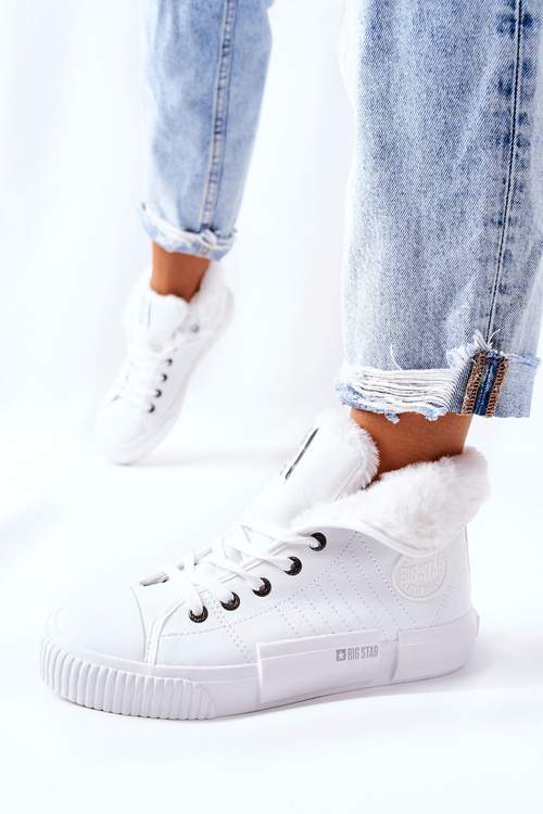 Dámské Zateplené Tenisky BIG STAR II274156 Bile