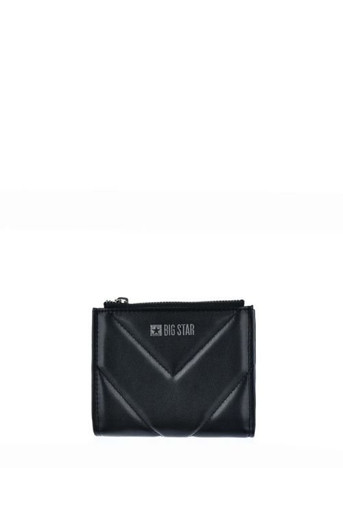 Malá peněženka na zip Big Star JJ674058 Černá