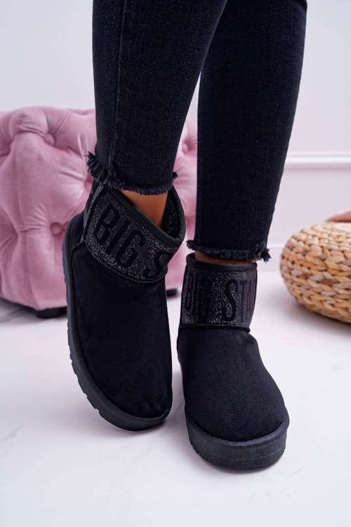 Dámské černé sněhule Big Star EE274260