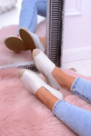 Trblietky espadrilles lu boo biele