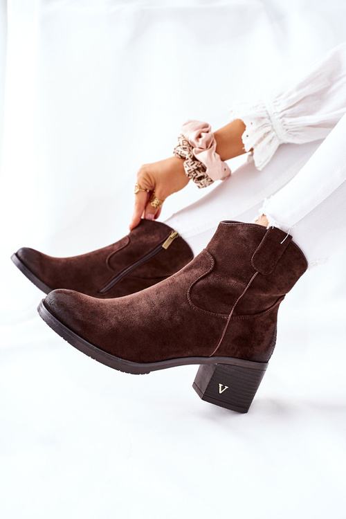 Ženské semišové hnedé hillbrook izolované topánky