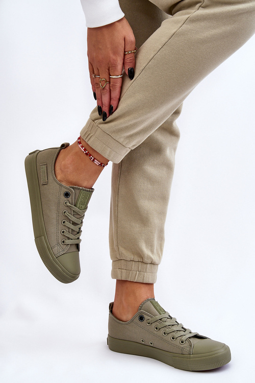 Dámské klasické nízké tenisky Big Star LL274028 Zelené