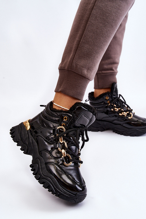 Ženské izolované športové topánky, čipky Black Bastini -UP