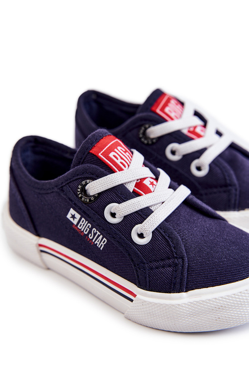 Detské nízke tenisky Veľká hviezda JJ374168 NAVY BLUE