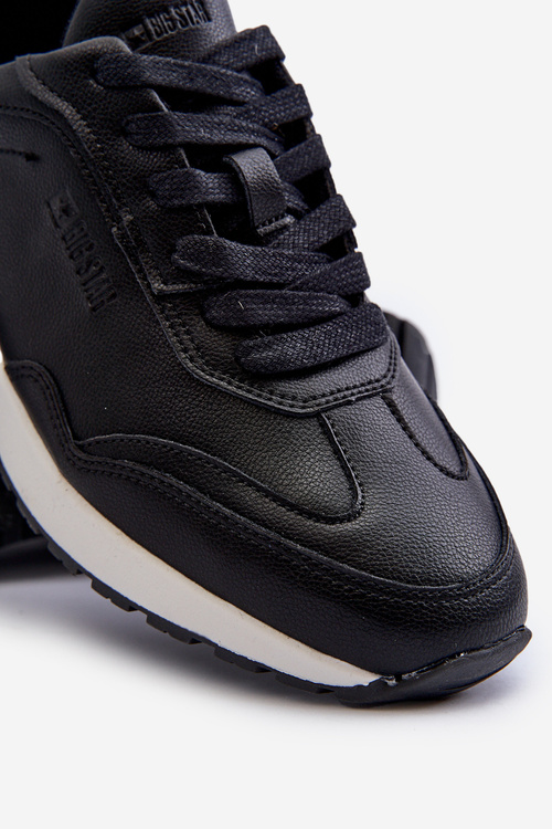 Pánske Kožené Tenisky BIG STAR NN174287 Čierne