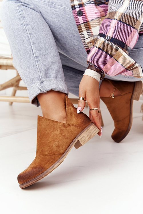 Kotníkové Boty S Výřezy Camel Hillary