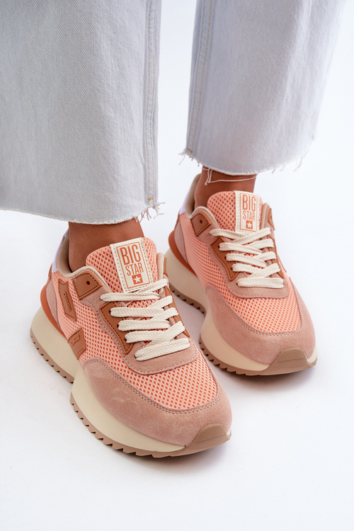 Dámske tenisky Big Star NN274976 Oranžové