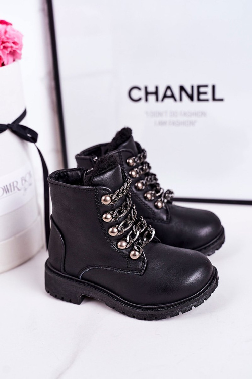 Izolované pasce pre deti ekoráka kožená retiazka Black & Roll