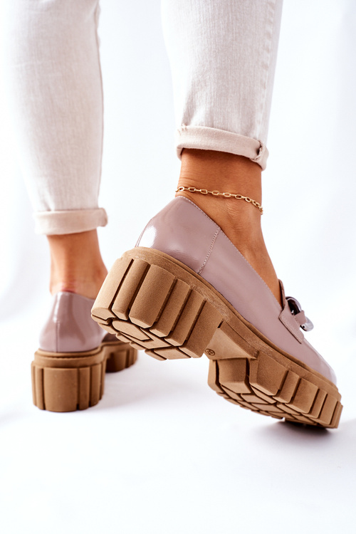 Dámsky Loafer Shoefs Cappuccino Laura Messi 2339