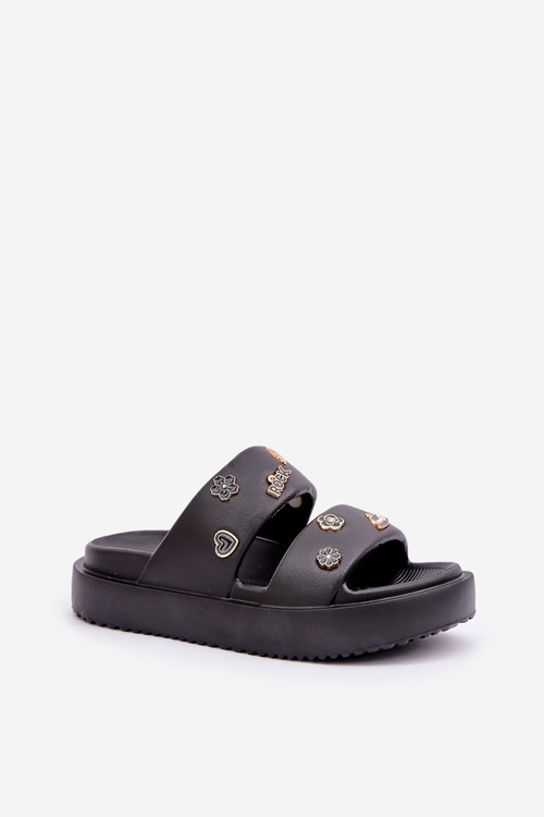 Dámské Pěnové Pantofle S Klipy Černé Ravanala