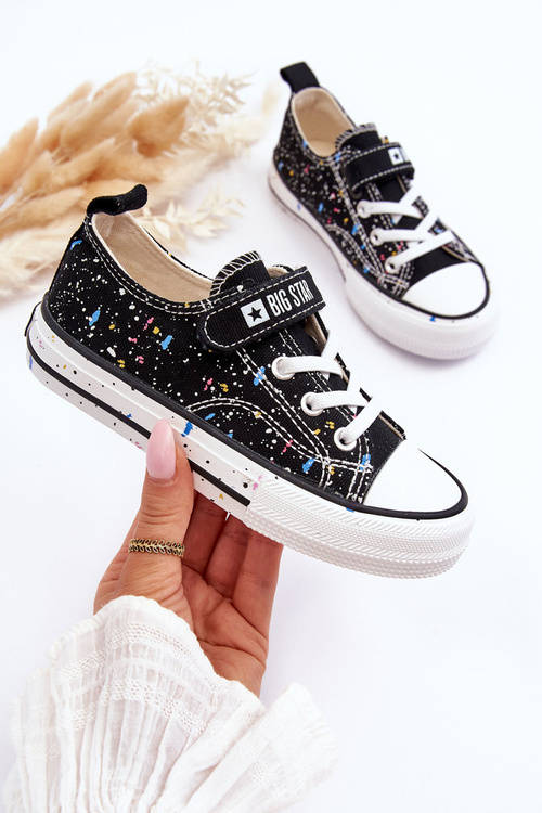 Dětské Trampky Na Zip Big Star LL374063 Černé