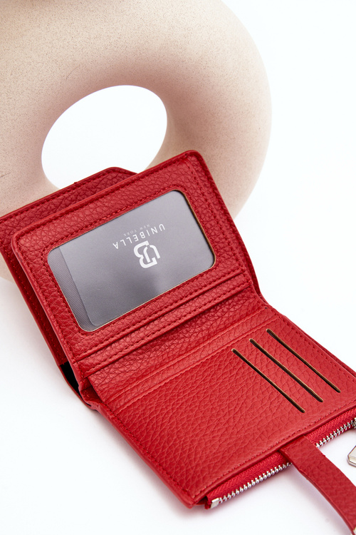 Dámská peněženka z ekokůže červená Lazara