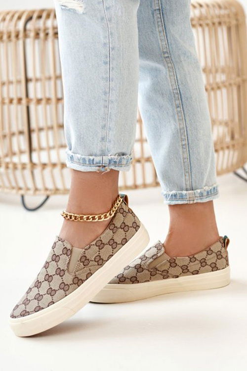 Dámské Tenisky Slip-On Khaki Challenge