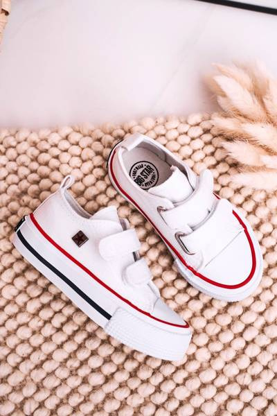 Dětské Tenisky Na Suchý Zip  BIG STAR HH374095 Bílé