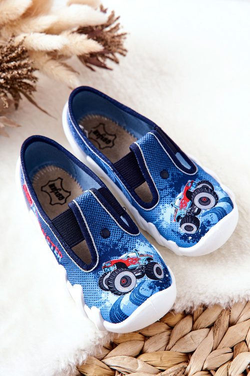 Boty Befado slip-on 290X217 Modrá