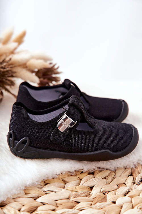 Žabky Baleríny Befado Lesklá 115X006 Černá