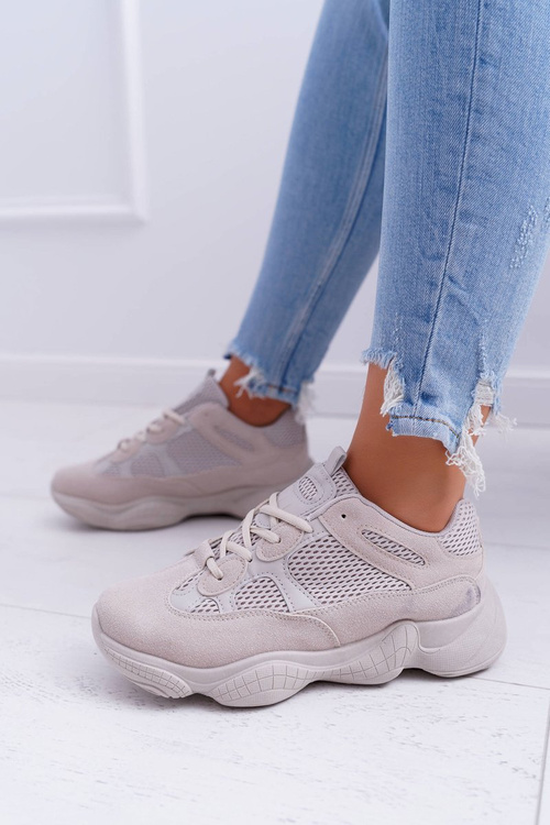 Dámska športová topánka priedušná thajská béžová látka