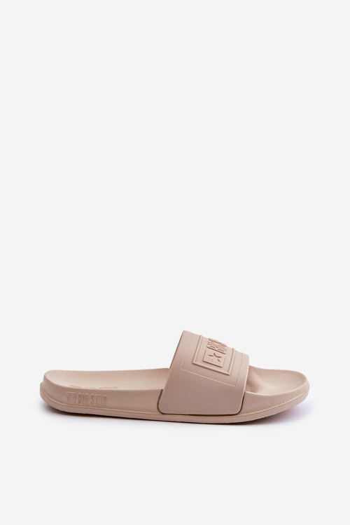 Lehké Dámské Pantofle Big Star OO274035 Béžové