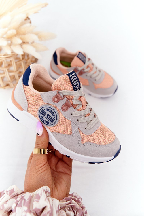 Detská športová obuv Pamäť pena Veľká hviezda HH374180 Orange