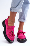Suede Shoes, Moccasins, Dámska Ramvli Fuchsia