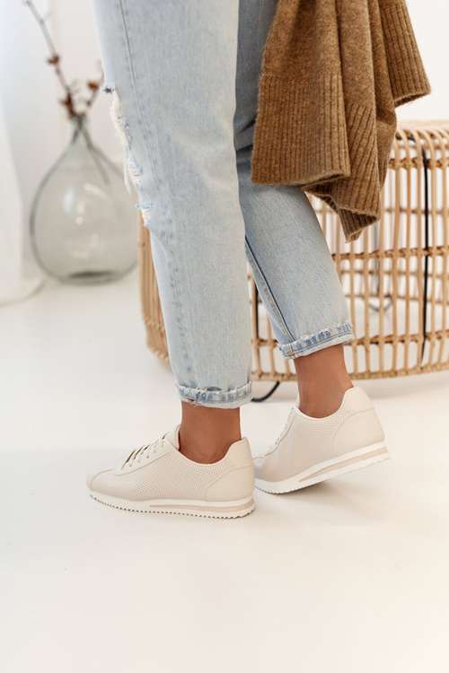 Dámská Sportovní Obuv Sneakersy Béžové Nova