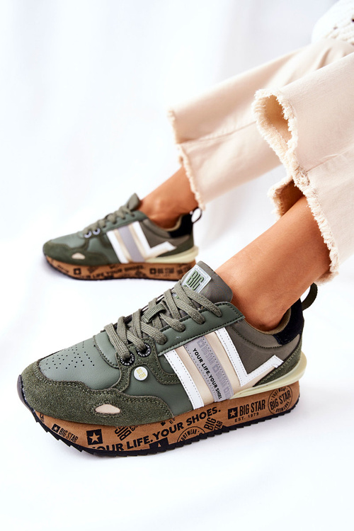 Dámská Sportovní Obuv Big Star II274299 Khaki