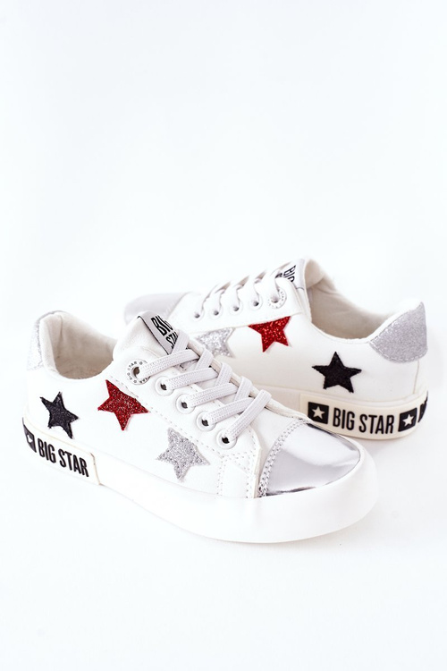 Dětské Kožené Tenisky BIG STAR II374032 Bile