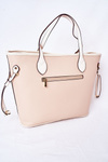 Prolamovaná Kabelka Shopper Přes Rameno NOBO K3160 Béžová