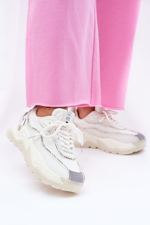 Dámské Sportovní Obuv Cross Jeans II2R4017C Bílé