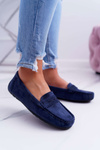Ženské mokasíny Merlonte Navy Blue Suede