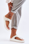 Dámska biela pena flip -flops Apolla