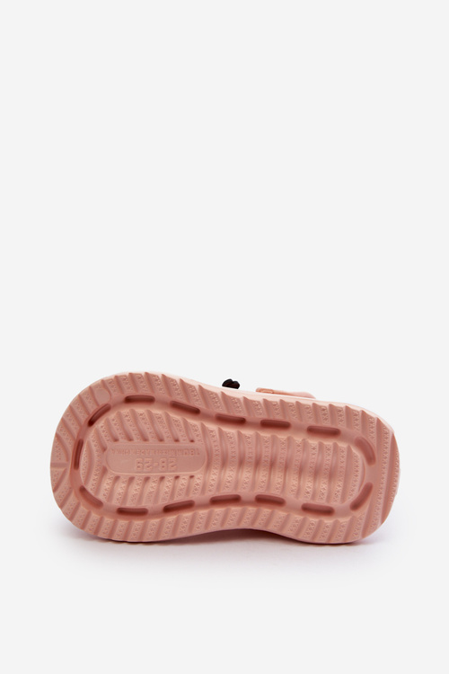 Ľahké detské peny papuče s ružovými ozdobami Ifrana
