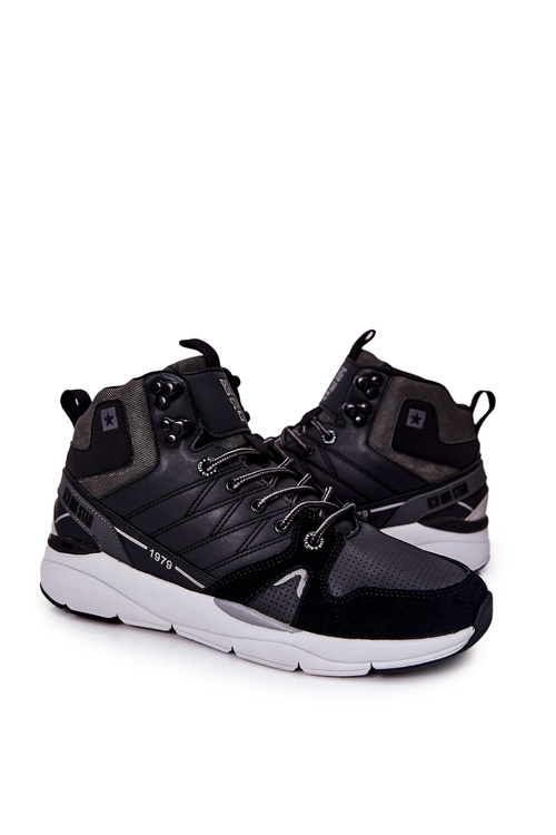 Pánské Vysoké Sportovní Boty Big Star II174223 Černé