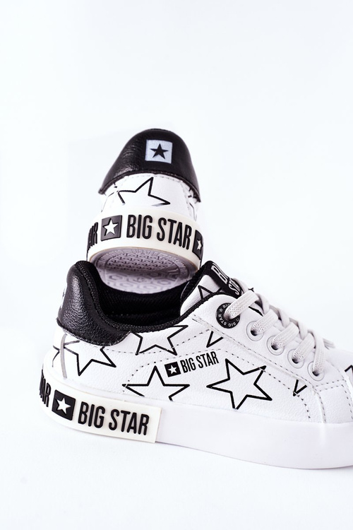 Dětské Kožené Tenisky BIG STAR II374001 Bílé