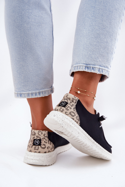 Lehké Textilní Polobotky Dámské McKeylor 96116 Černé