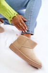 Ženské izolované snehové topánky Veľká hviezda KK274290 Beige