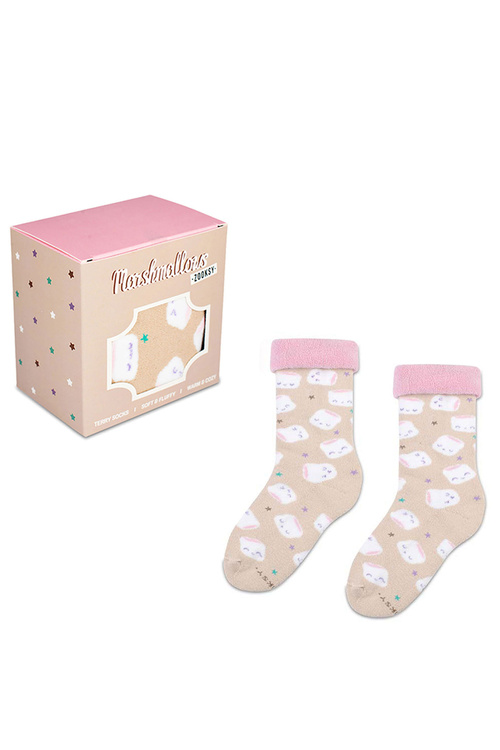 Dětské ponožky Zooxy Terry Warm Winter Marshmallows