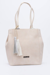 Women Beige Bag Shopper Monnari Sack
