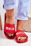 Ženské žabky Big Star Red GG274041