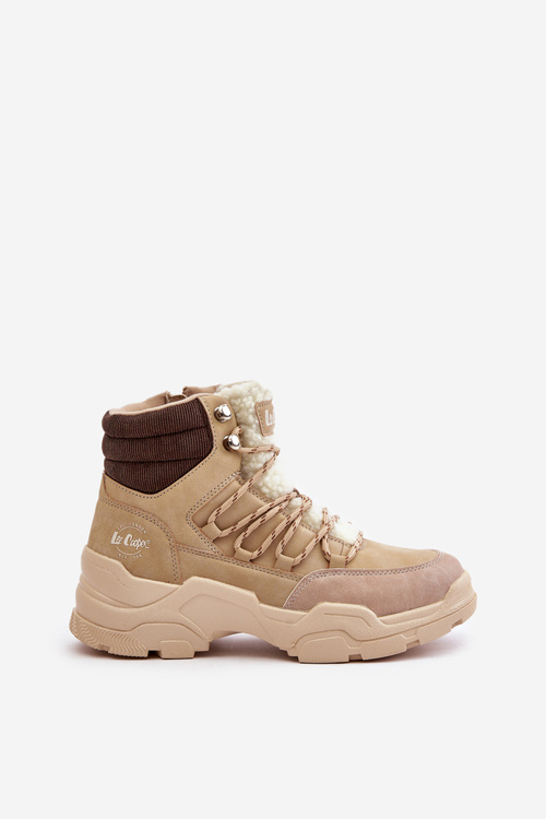 Zateplené dámské kotníkové boty Béžové Lee Cooper LCJ-24-03-3059L