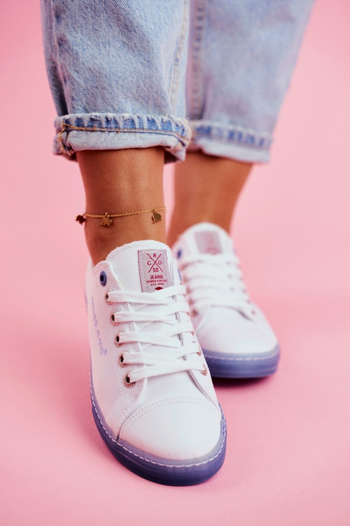 Dámské Tenisky Cross Jeans Bílo Modré FF2R4077C